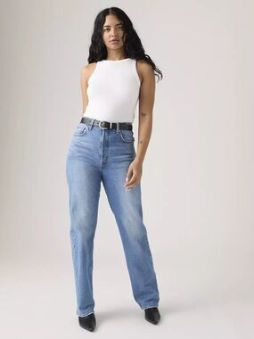 Levi’s Ribcage Straight Full Length size 29 in Dance Around wash